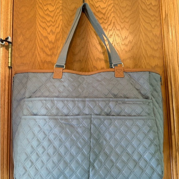 Thirty-One Gifts Quilted Reversible Tote Bag with Owl Design - Picture 2 of 5